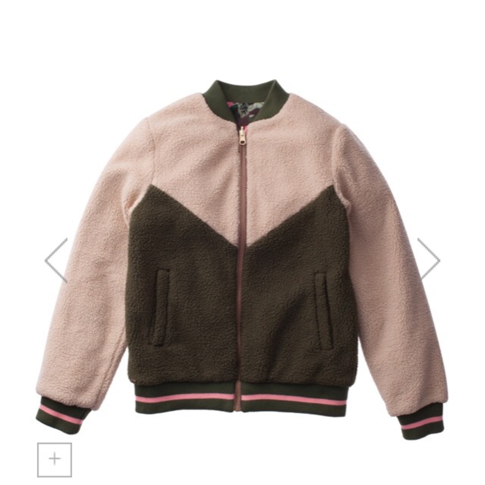 Sherpa bomber jacket